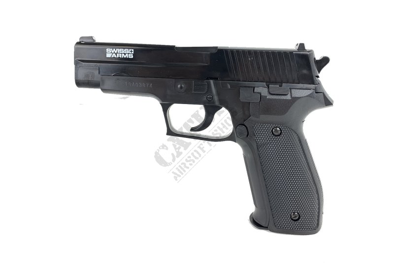 Airsoft pistol manual SA NAVY Swiss Arms Black 