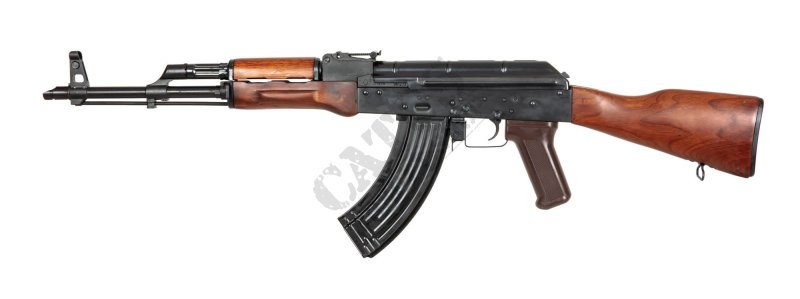 E&A airsoft gun AK ELAKM Essential Black-brown 