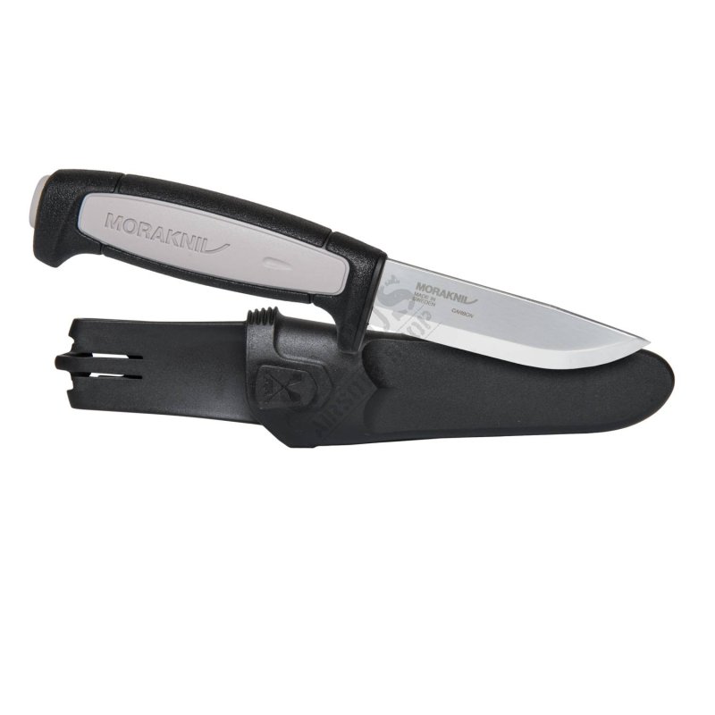 All-round knife with fixed blade Robust Carbon Steel Morakniv Black-gray 