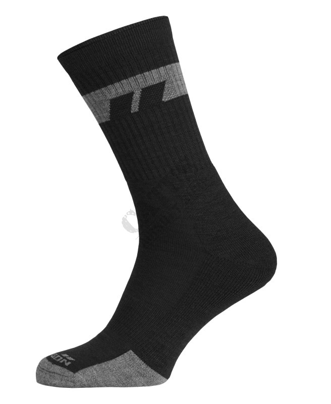 Alpine Merino Mid Pentagon Socks Black 39-41