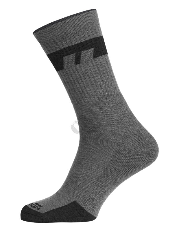 Alpine Merino Mid Pentagon Socks Cinder Grey 39-41