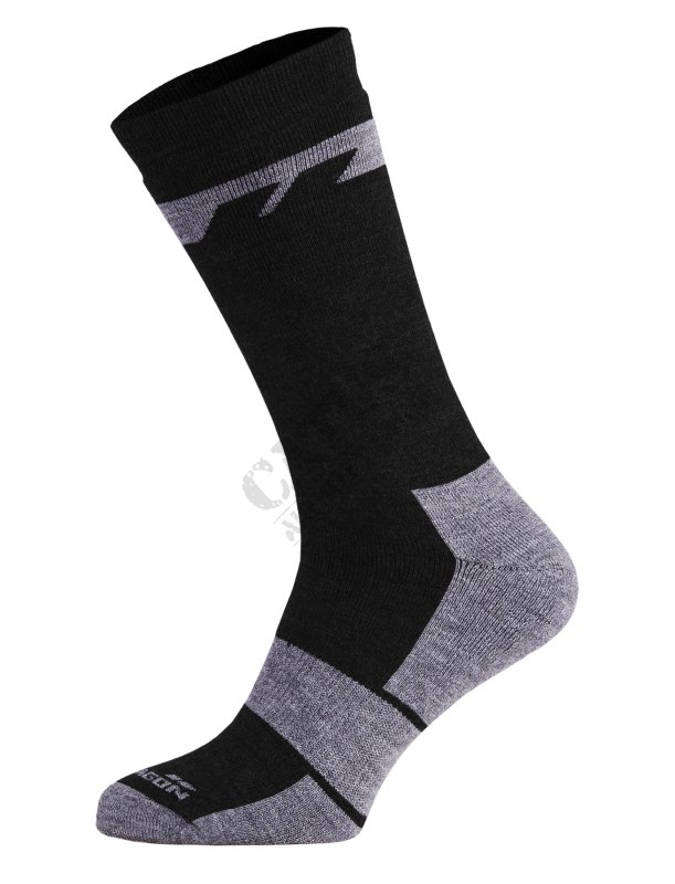 Alpine Merino Heavy Pentagon Socks Black 42-44