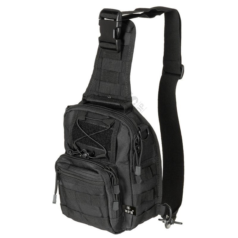 Tactical MOLLE shoulder bag 7L MFH Black 