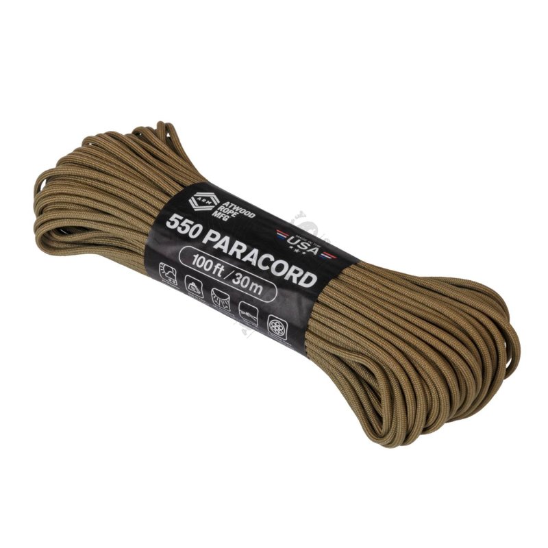 Paracord cord 550 30m/4mm Helikon Coyote 