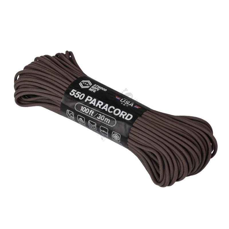 Paracord cord 550 30m/4mm Helikon Brown 