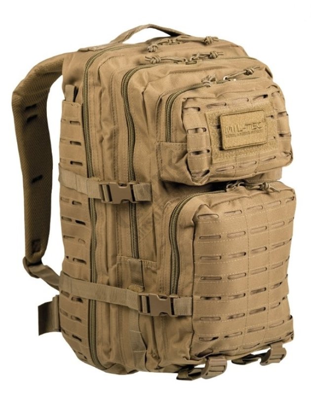 Tactical backpack ASSAULT LG laser cut 36L Mil-Tec Coyote 