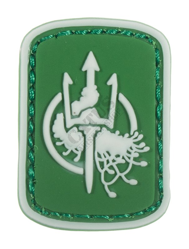 Velcro patch 3D Trident Delta Armory Green-White 