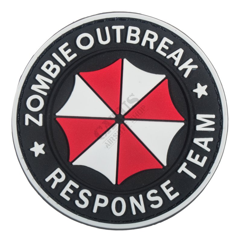 Velcro patch 3D Zombie Outbreak Delta Armory White 