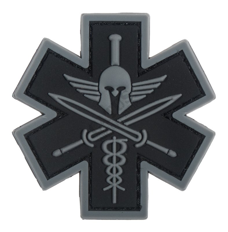 Velcro patch 3D Medic Tactical Delta Armory Grey 