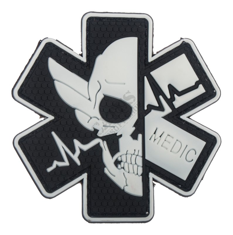 Velcro patch 3D Medic Delta Armory White 