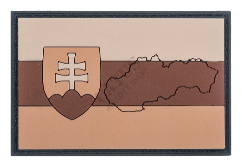 Velcro patch 3D Slovakia flag Delta Armory Tan 