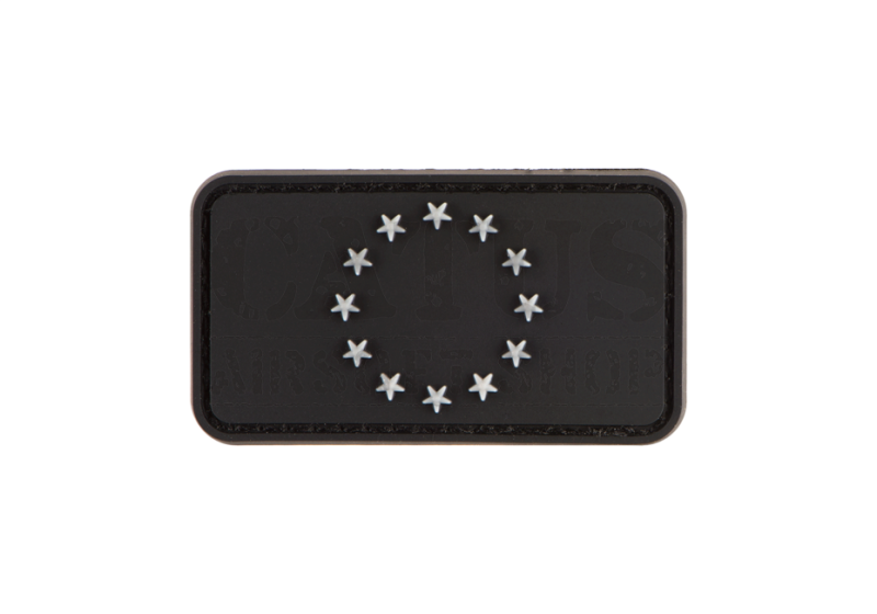 Velcro patch 3D EU Flag Black 