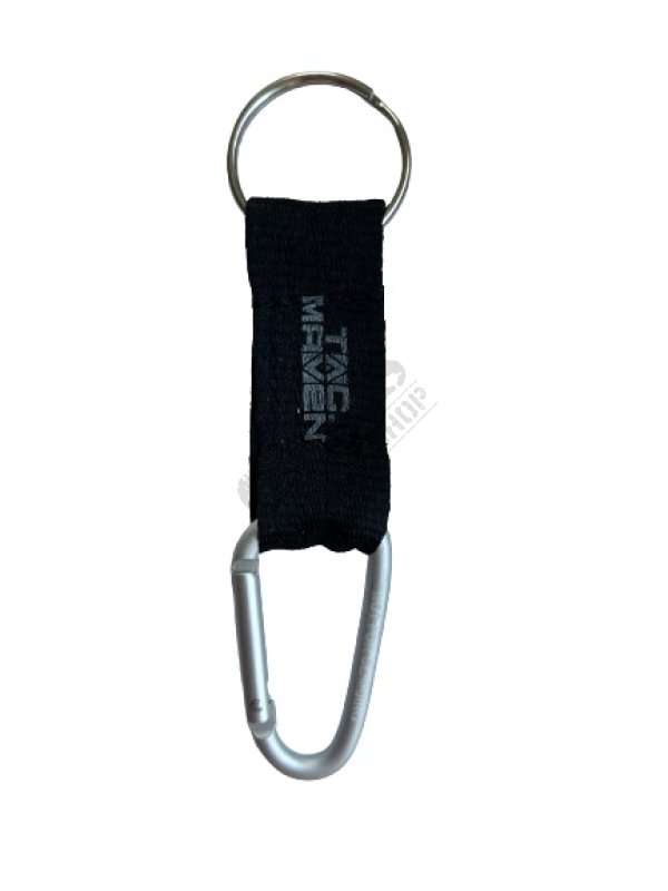 Universal carabiner with key ring 5mm Pentagon Silver 