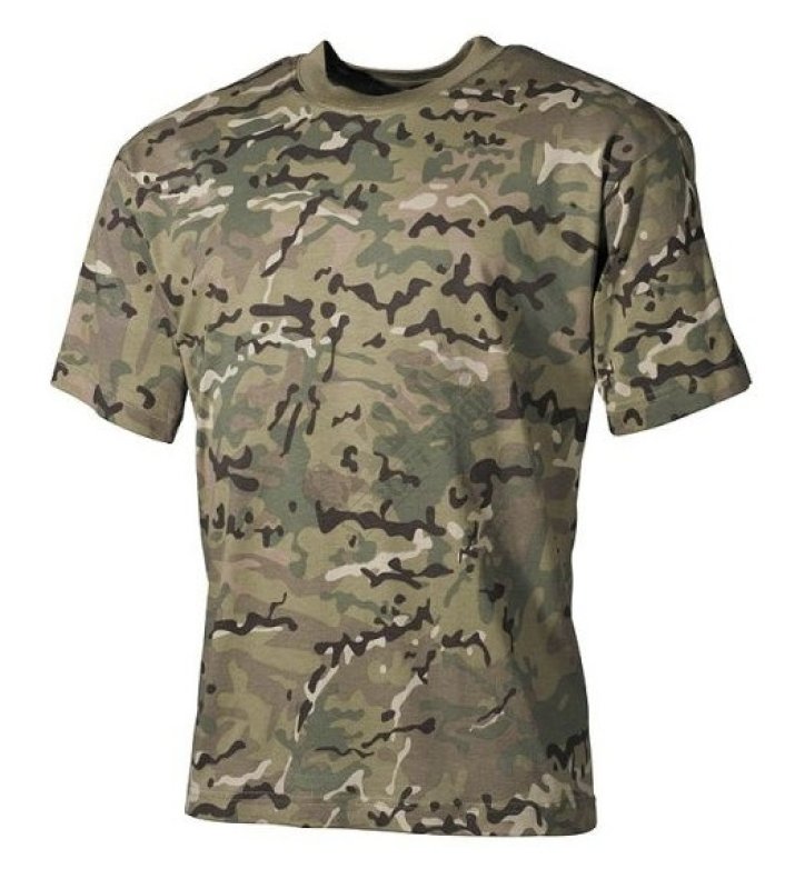 T-shirt US with short sleeves MFH Multicam M