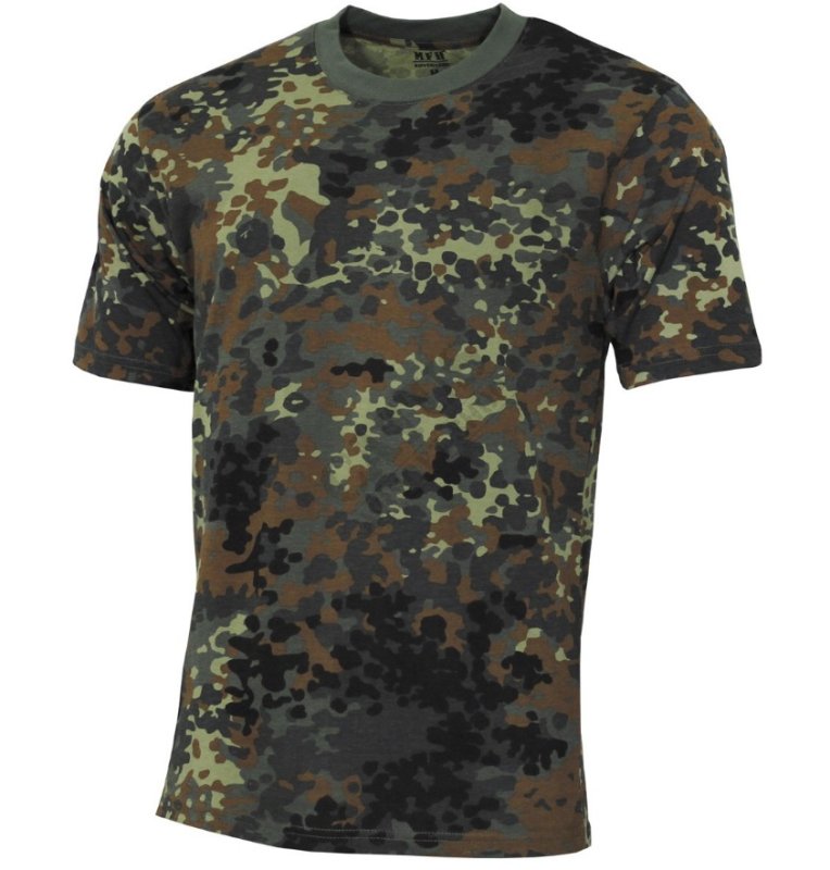 Streetstyle T-shirt with short sleeves MFH BW Camo M