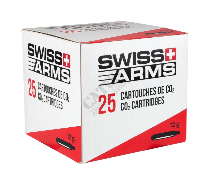 CO2 cartriges 12g set 25pcs Swiss Arms  