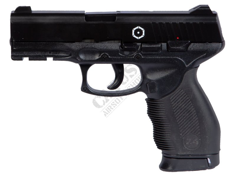 CyberGun airsoft pistol manual Taurus PT 24/7 HPA HW Black 