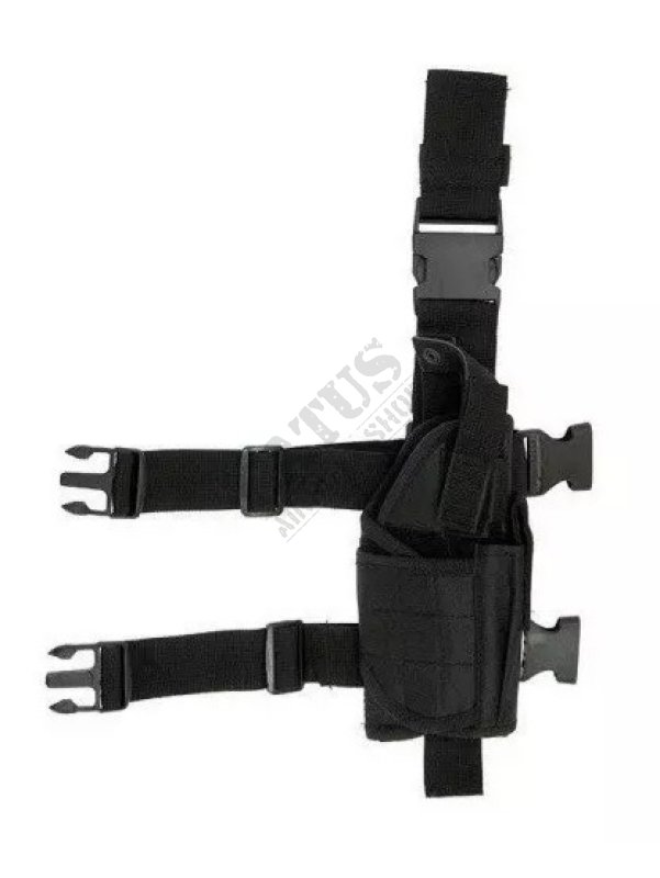 Thigh holster with magazine pouch Tornado GFC Accessories Black 