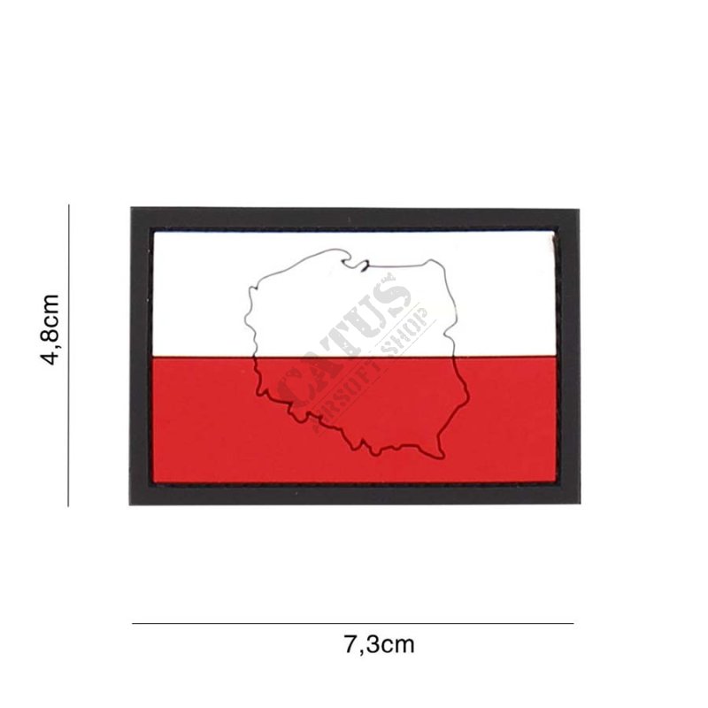 Velcro patch 3D Poland flag 101 INC  