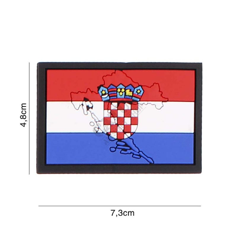 Velcro patch 3D Croatia flag 101 INC  