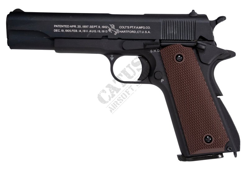 Cybergun airsoft pistol GBB Colt 1911 A1 C02 Black 