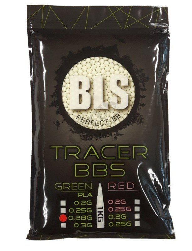 Airsoft BB BLS Tracer 0,28g 3500pcs Glow in the Dark 