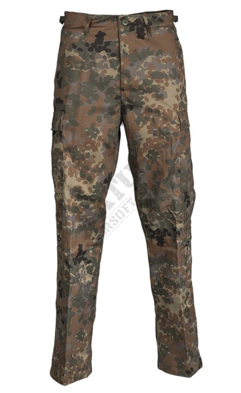 Camouflage pants type BDU Miltec Flecktarn XL
