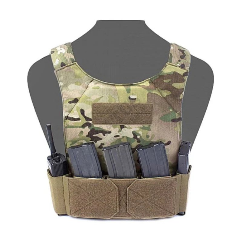 CPC TVMP tactical vest with triple Velcro holster for 5.56 Warrior magazines Multicam 