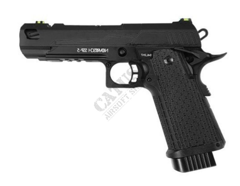Novritsch airsoft pistol GBB SSP5 5,1" Green Gas Black 
