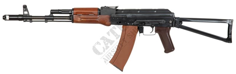 E&L airsoft gun AK ELAKS74N Essential Black-brown 