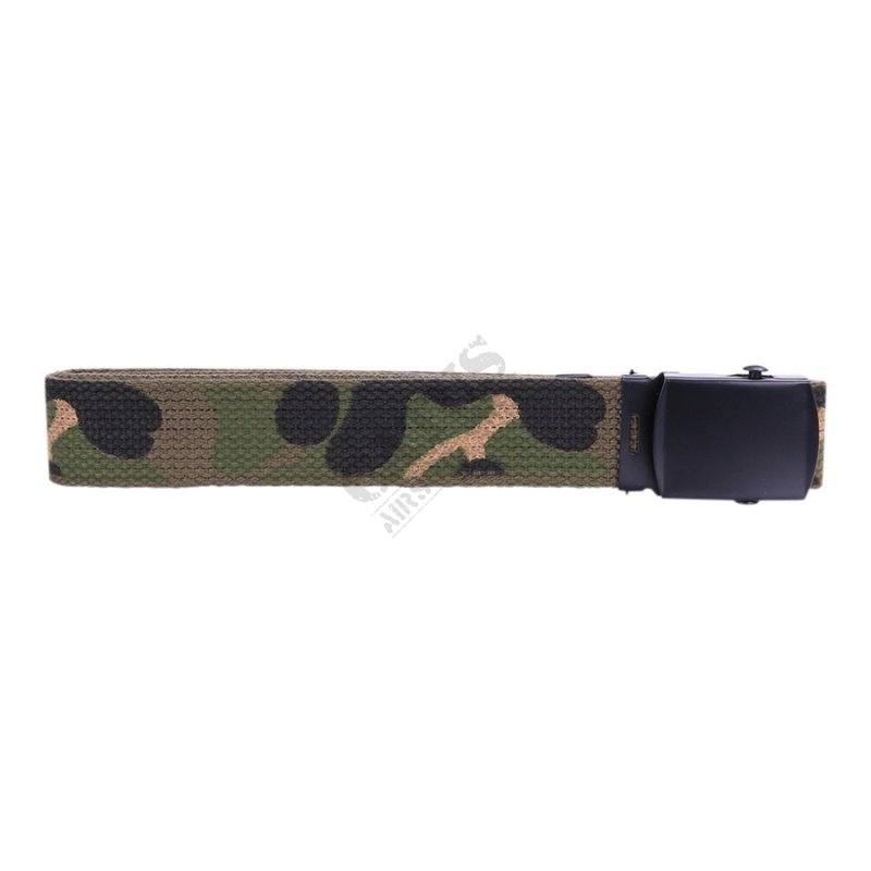 Tactical belt with black buckle 130cm Fostex Woodland 