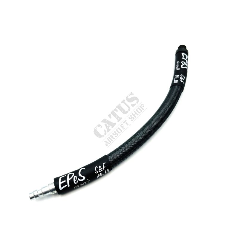 EPeS Airsoft IGL hose S&F Mk.III for HPA system 20cm - 1/8NPT Grey 