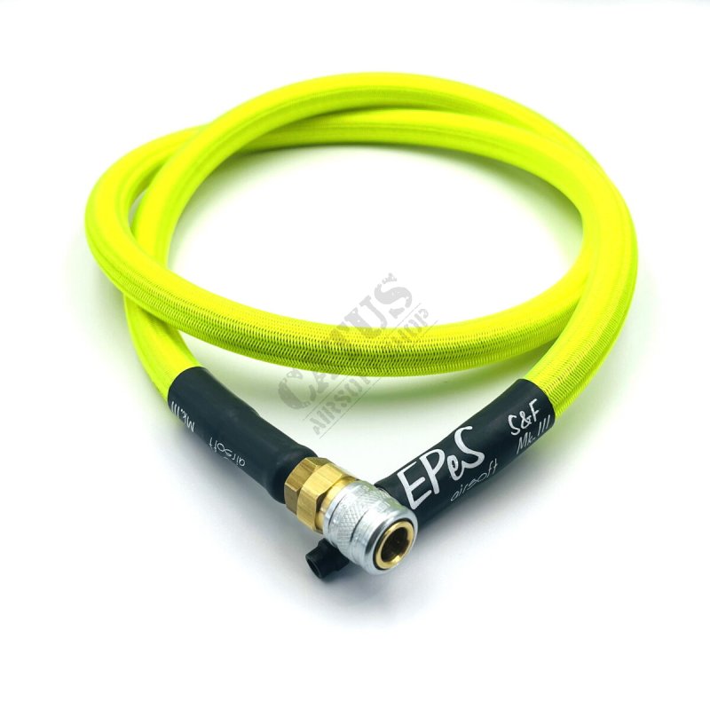 HPA S&F Mk.III 100 cm EPeS Airsoft hose Neon 