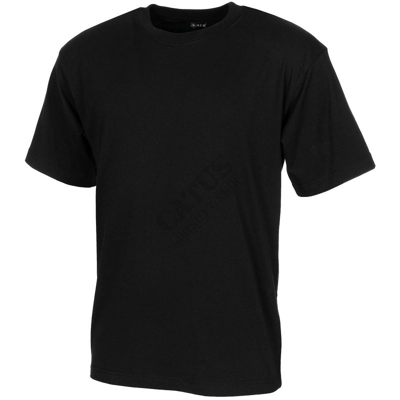 T-shirt US short sleeve MFH Black S