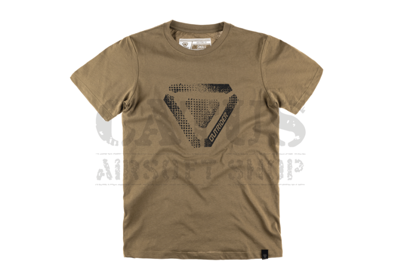 T-shirt OT Halftone Tee with short sleeves Outrider Crocodile L