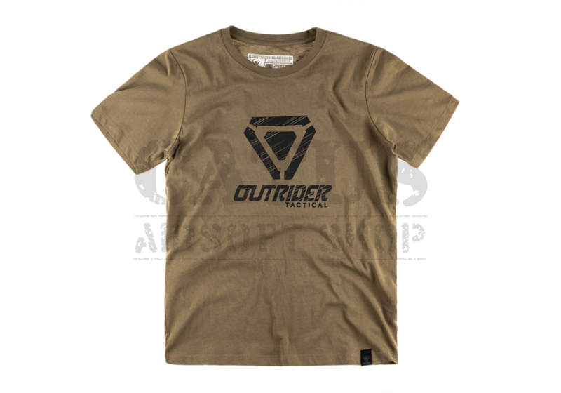 OT Scratched Logo Tee Short Sleeve Outrider Crocodile S