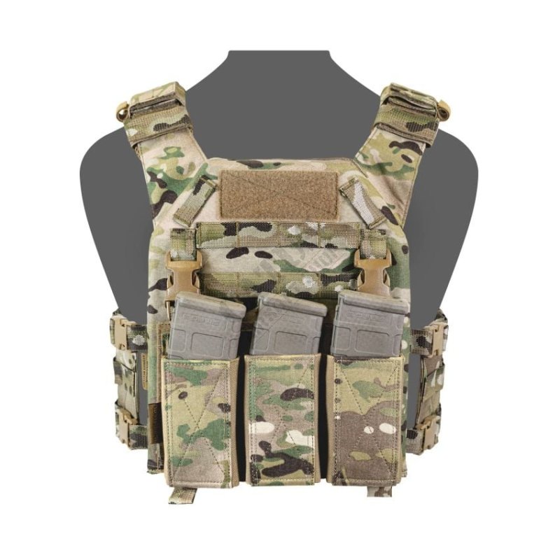Tactical vest Recon Plate Carrier Combo with detachable Mag panel Warrior Multicam M