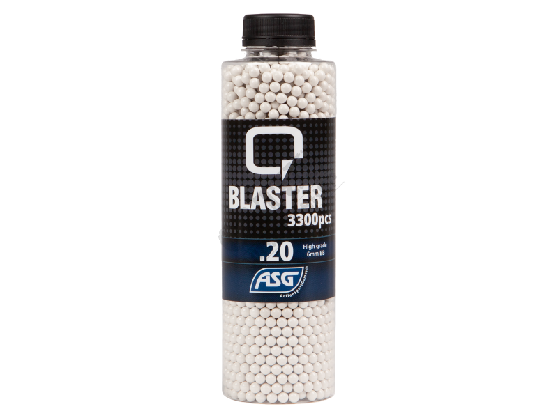 Airsoft BBs Q-Blaster BBs 0,20g 3300 pcs High Grade White