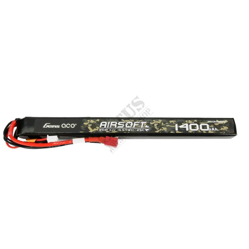 Airsoft battery LiPo 11,1V 1400mAh 25C Deans T Gens Ace  