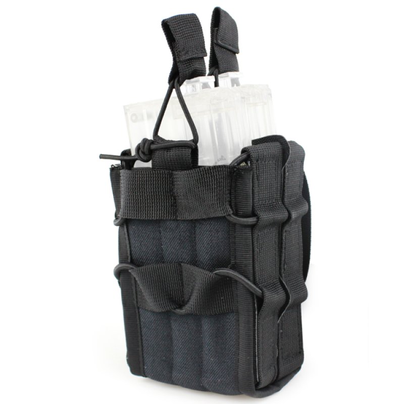 MOLLE double open holster for M4 Delta Armory Black