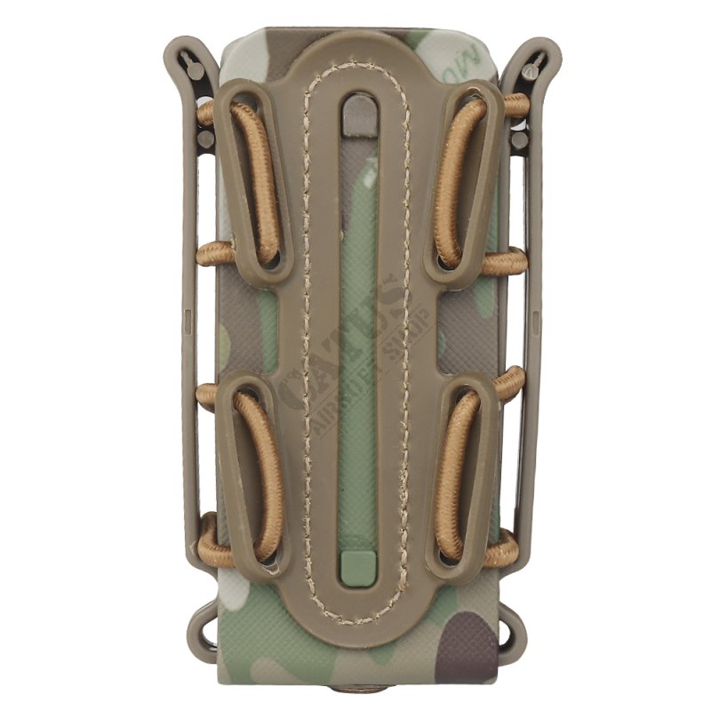 MOLLE holster open for one 9mm Delta Armory magazine Multicam 