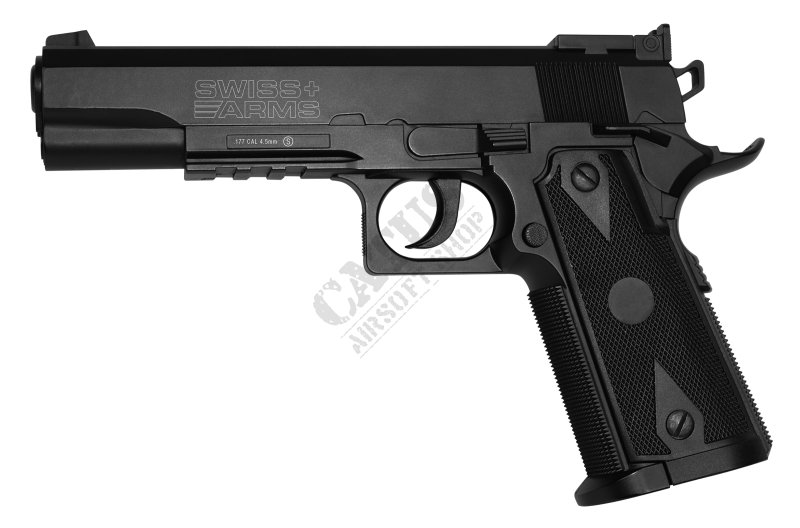 Swiss Arms air pistol P1911 Match 4,5mm CO2 NBB Black 