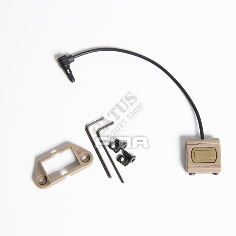 Switch for PEQ with laser connector Modlite ModButton Lite B FMA Tan 
