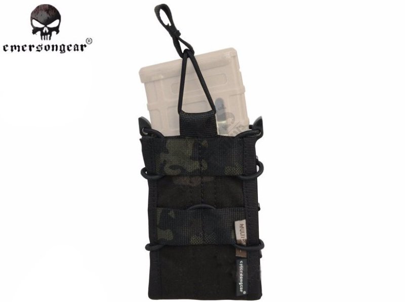 MOLLE holster open for one M4 Emerson magazine Multicam black 