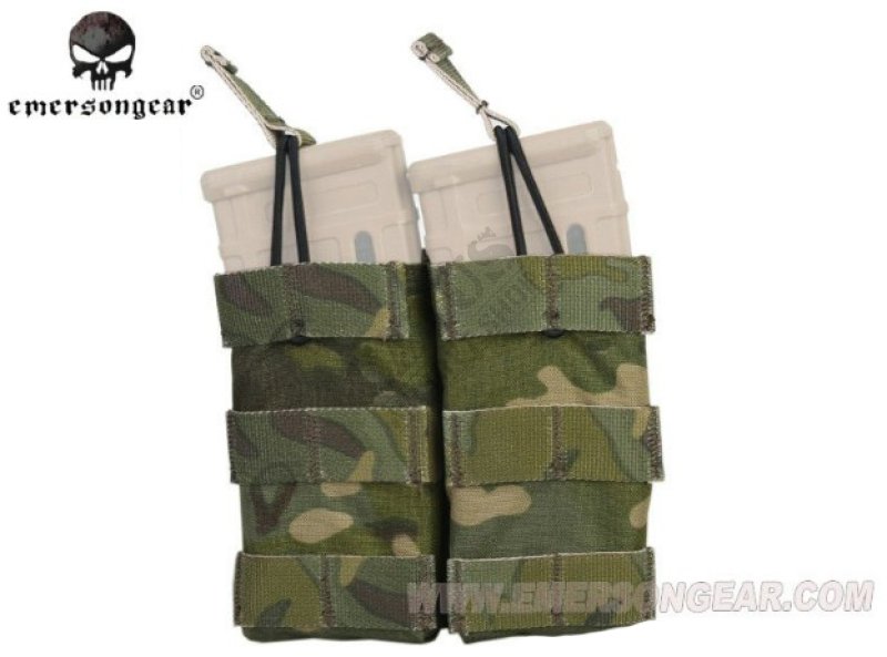 MOLLE double holster for M4 Emerson magazines Multicam Tropic 
