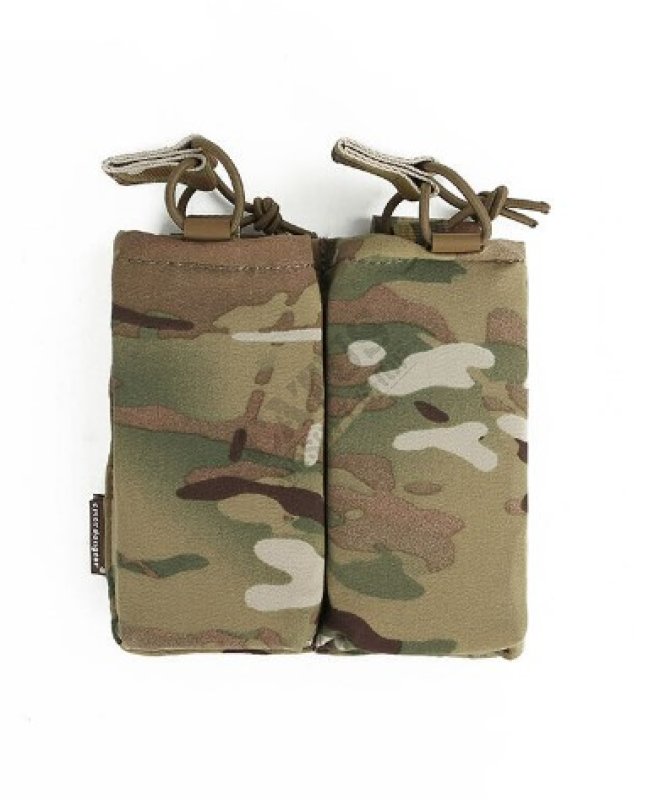 MOLLE double magazine pouch for SS Emerson tactical vest Multicam 