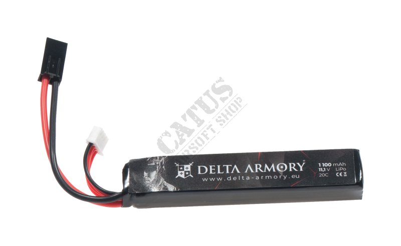 Airsoft battery LiPo 11,1V 1100mAh 20C Tamiya Delta Armory  