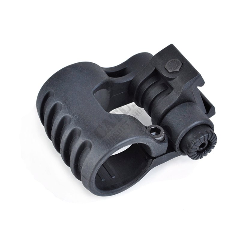 Airsoft tactical flashlight mount adjustable 1" MP Black 