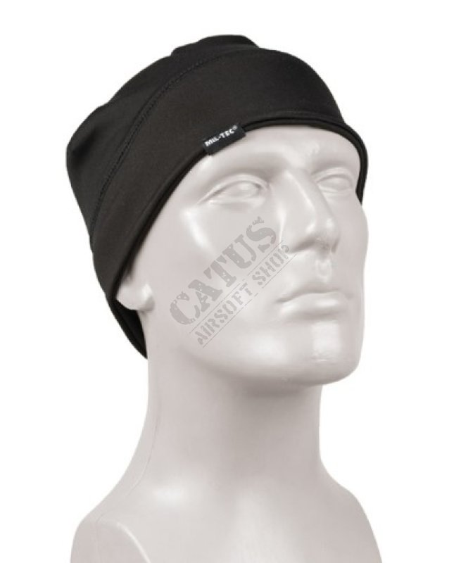 Mil-Tec elastic fleece cap Black 