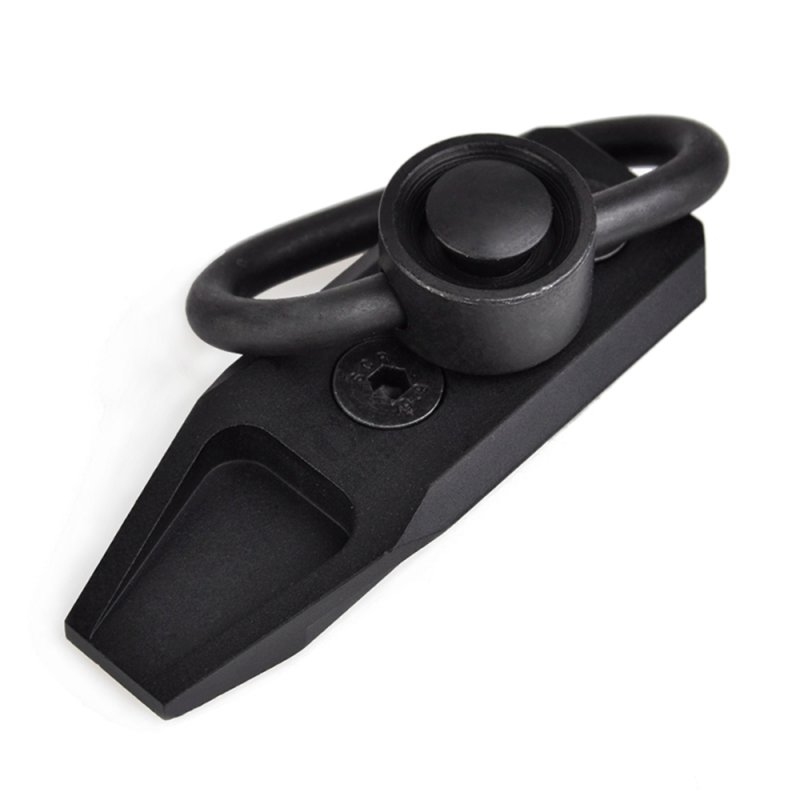 Airsoft Keymod Push Button Metal sling loop mount Black 